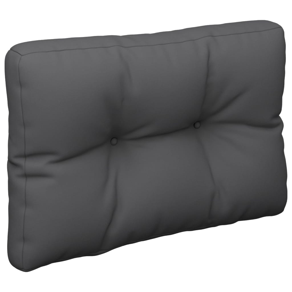 vidaXL Μαξιλάρι Παλέτας Ανθρακί 50 x 40 x 12 εκ. Υφασμάτινο