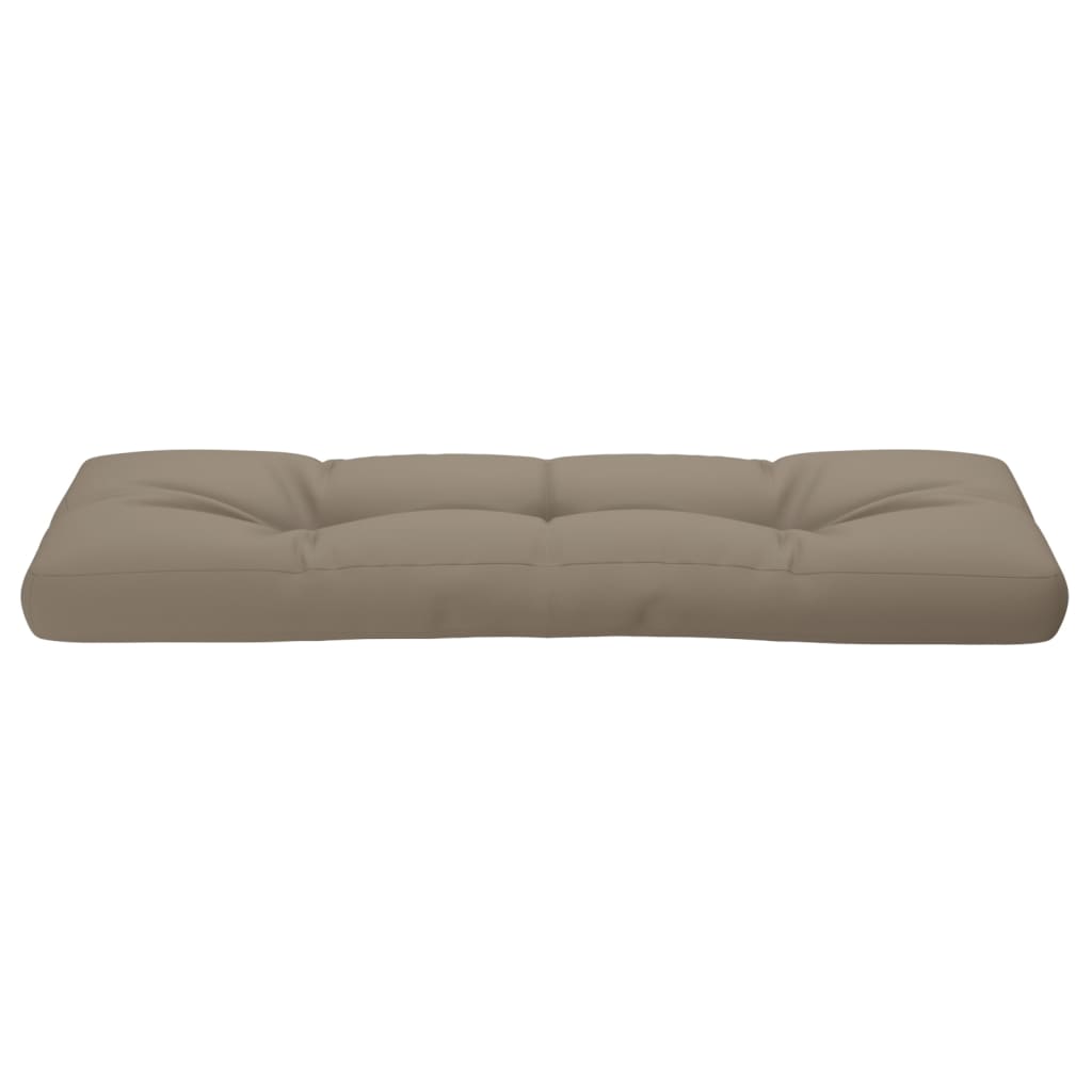 vidaXL Μαξιλάρι Παλέτας Taupe 120 x 40 x 12 εκ. Υφασμάτινο