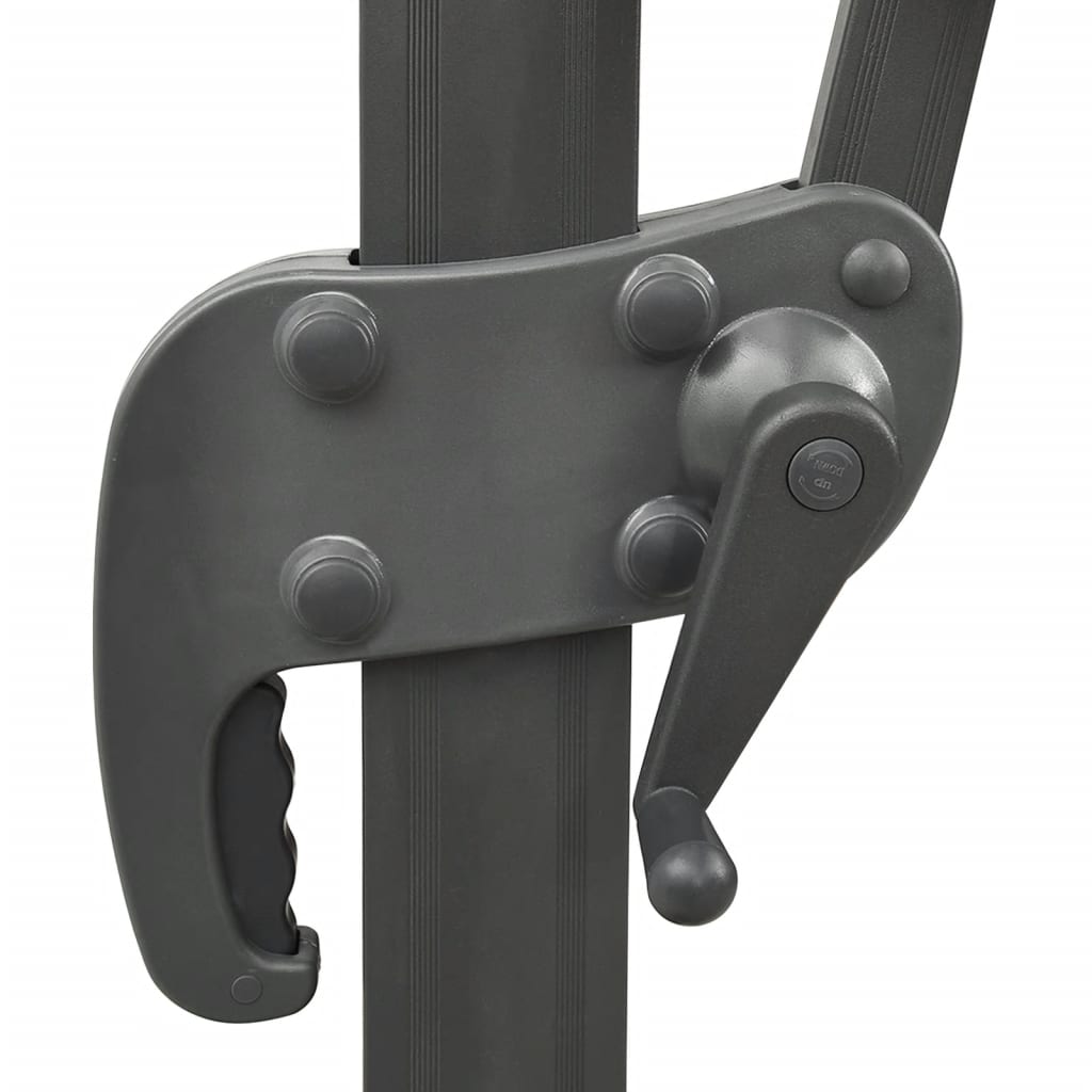 vidaXL Ομπρέλα Κήπου με Διπλή Κορυφή, Ανθρακί 400x300 εκ.