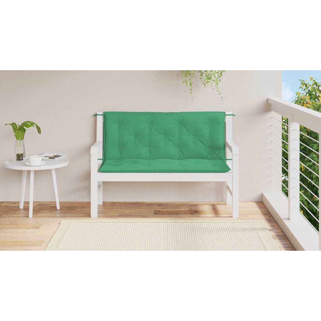vidaXL Μαξιλάρι Πάγκου Κήπου Γκρι 120x(50+50)x7 εκ. Ύφασμα Oxford