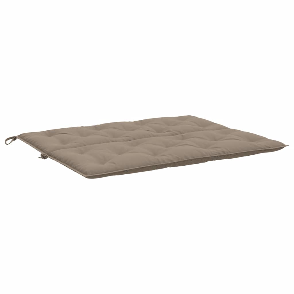 vidaXL Μαξιλάρι Πάγκου Κήπου Taupe 120x(50+50)x7 εκ. Ύφασμα Oxford