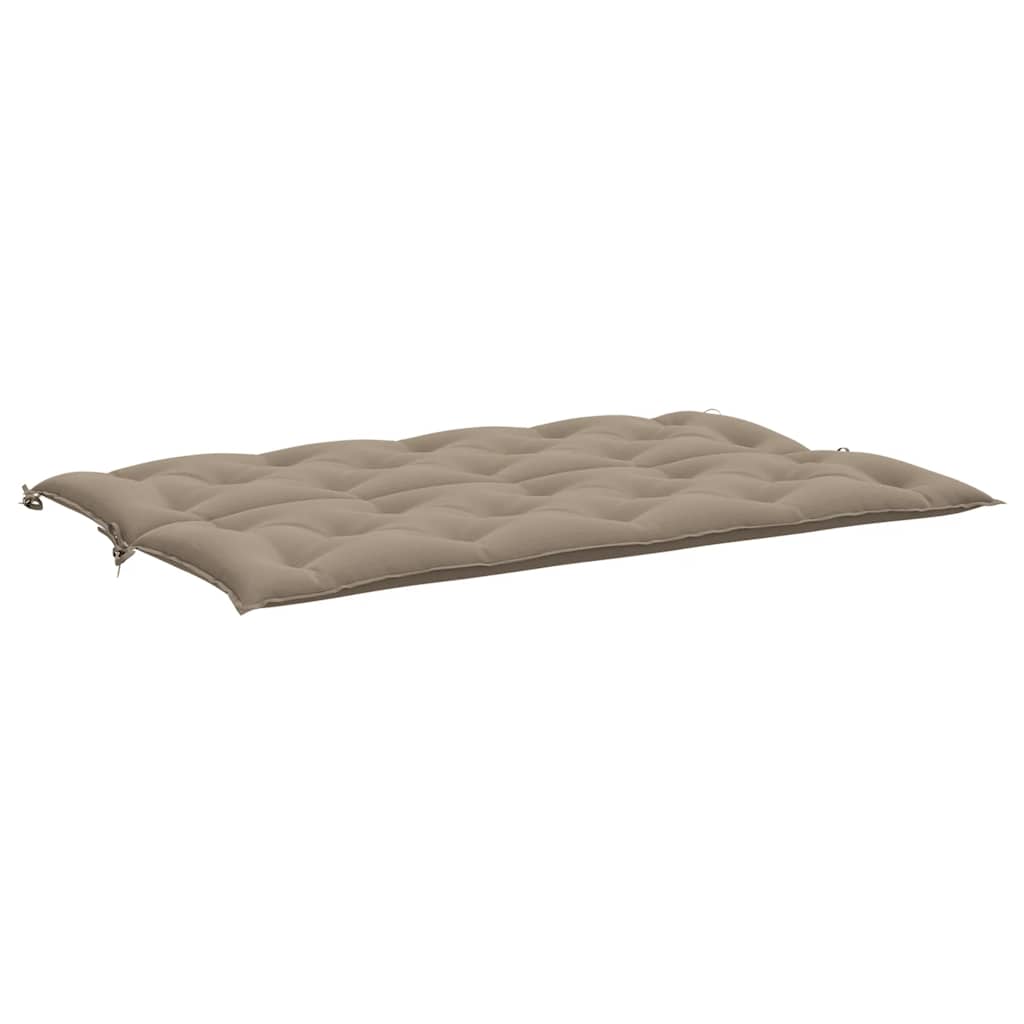 vidaXL Μαξιλάρι Πάγκου Κήπου Taupe 150x(50+50)x7 εκ. Ύφασμα Oxford