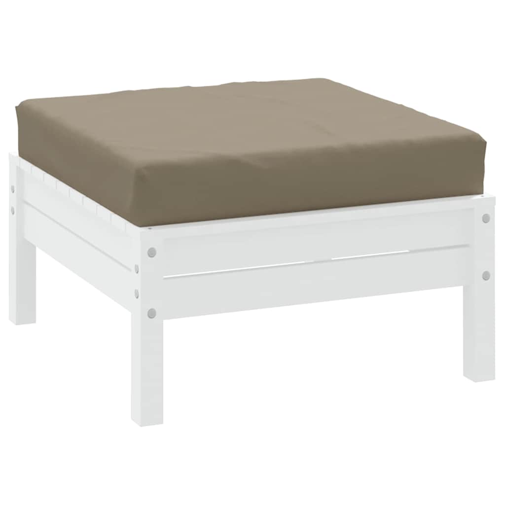 vidaXL Μαξιλάρια Παλέτας Taupe 60 x 60 x 6 εκ. από Ύφασμα Oxford