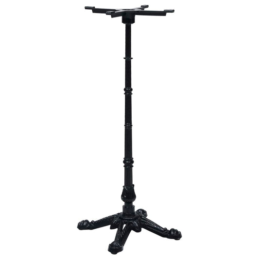 vidaXL Πόδι Τραπεζιού Bistro Μαύρο 52x52x108 εκ. από Χυτοσίδηρο