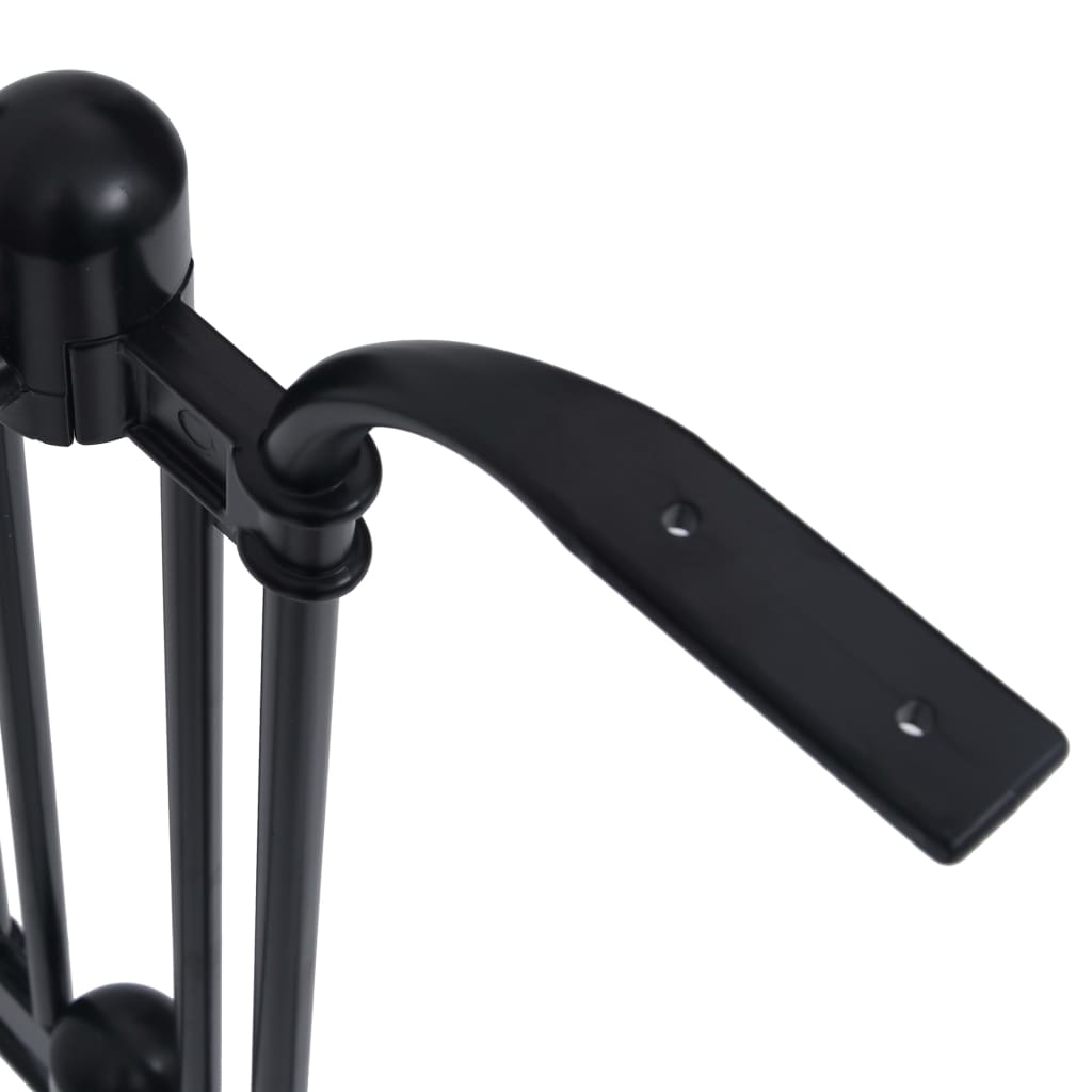 vidaXL Πόδι Τραπεζιού Bistro Μαύρο 93x60x72 εκ. από Χυτό Αλουμίνιο