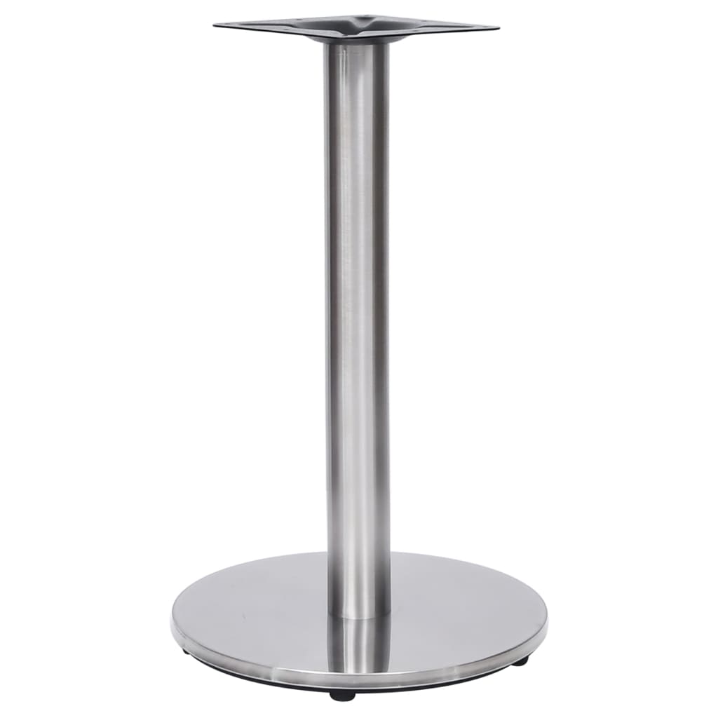 vidaXL Πόδι Τραπεζιού Μπιστρό Ασημί Ø45x72 εκ. από Ανοξείδωτο Ατσάλι