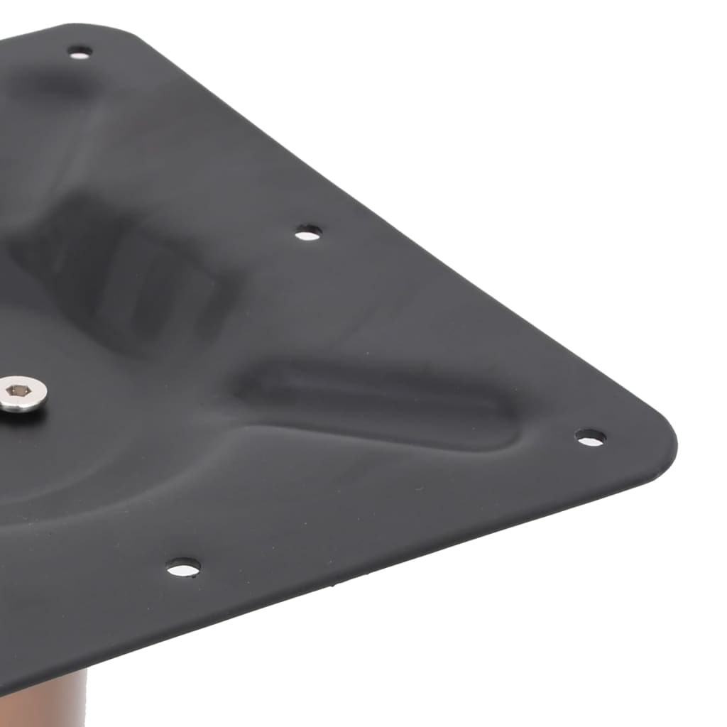 vidaXL Πόδι Τραπεζιού Bistro Μπρονζέ 70x40x72 εκ από Ανοξείδωτο Ατσάλι