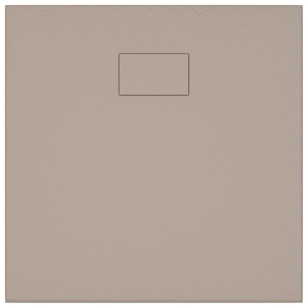 vidaXL Βάση Ντουζιέρας Καφέ 90 x 90 εκ. από SMC