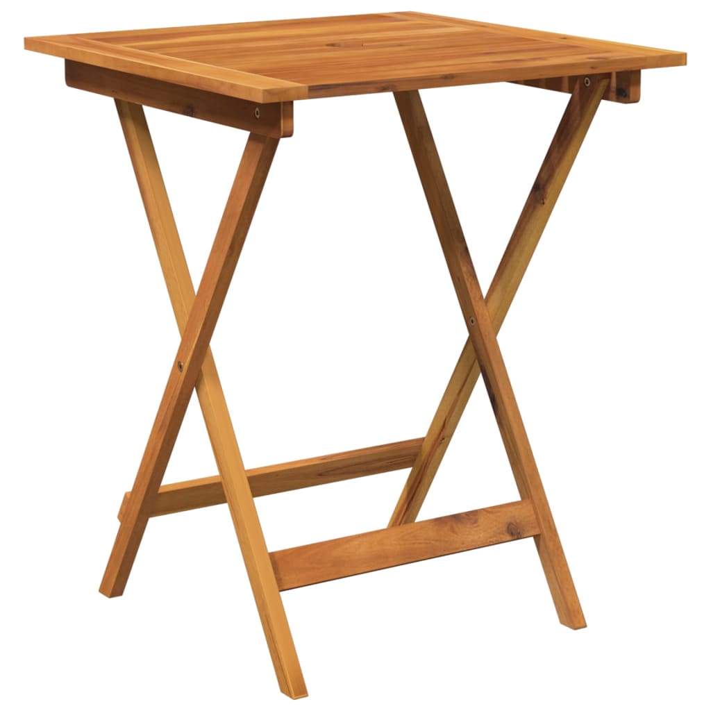 vidaXL Σετ Τραπεζαρίας Κήπου Πτυσσόμενο 3 Τεμ. από Μασίφ Ξύλο Ακακίας