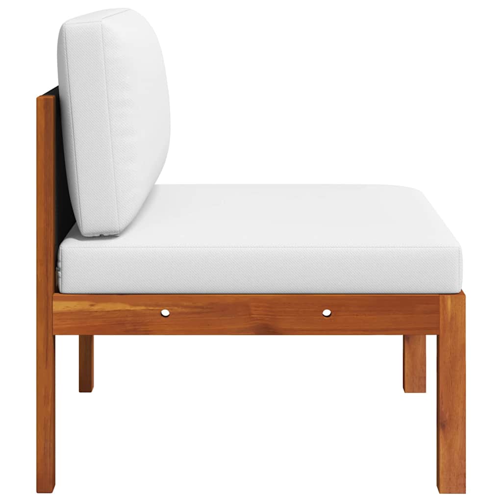 vidaXL Σαλόνι Κήπου 2 Τεμαχίων από Μασίφ Ξύλο Ακακίας με Μαξιλάρια