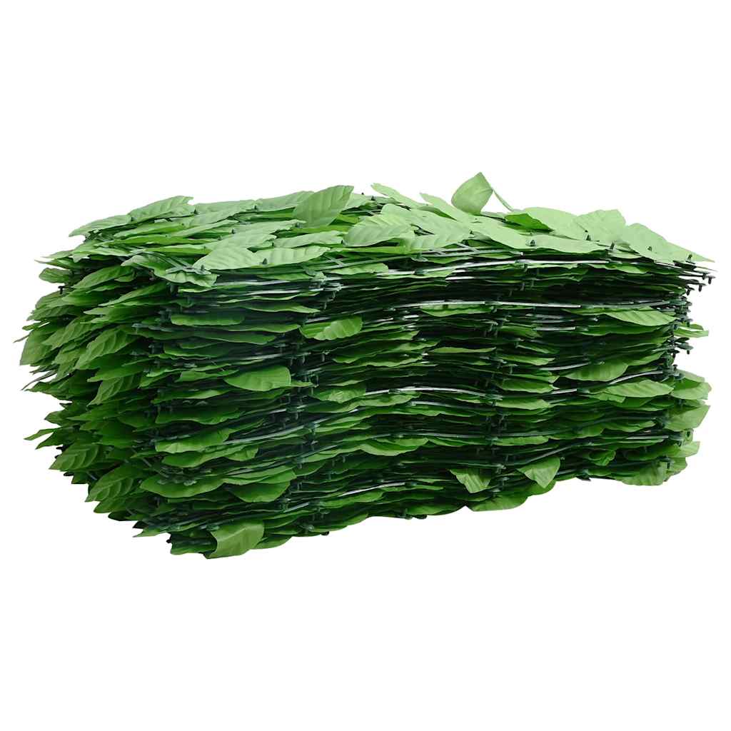 vidaXL Διαχωριστικό Βεράντας με Φύλλα Πράσινο 600 x 75 εκ.