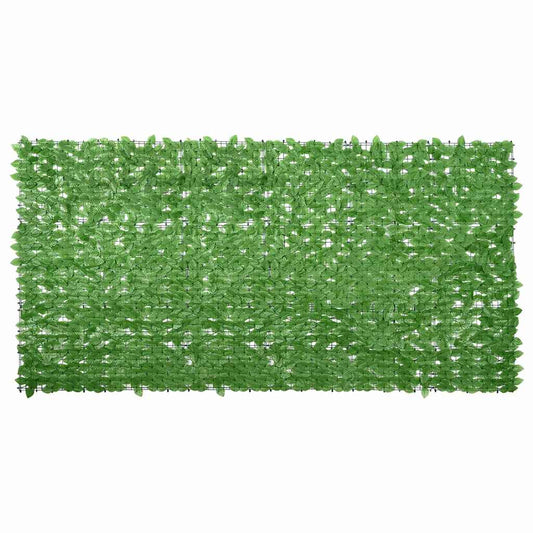vidaXL Διαχωριστικό Βεράντας 300 x 150 εκ. με Πράσινα Φύλλα