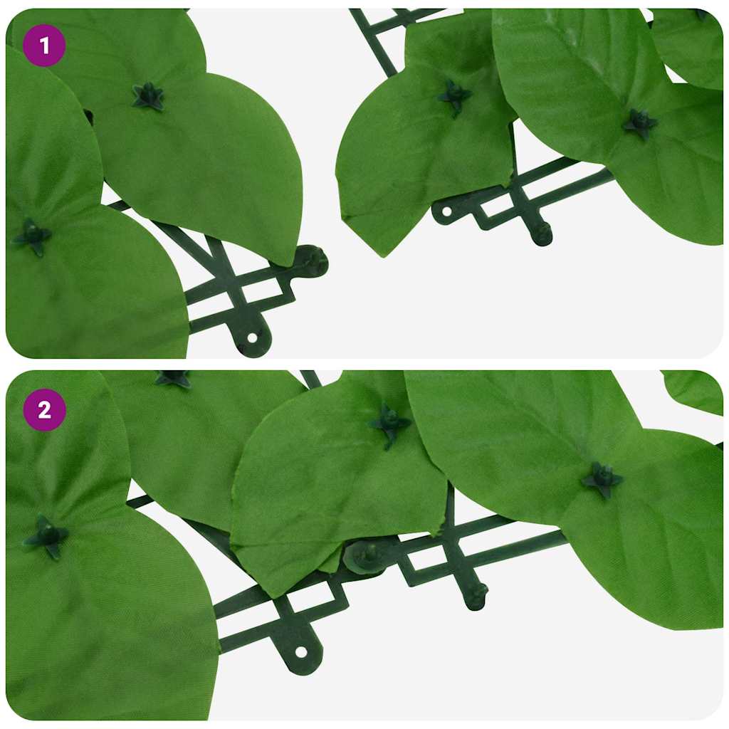 vidaXL Διαχωριστικό Βεράντας 300 x 150 εκ. με Πράσινα Φύλλα