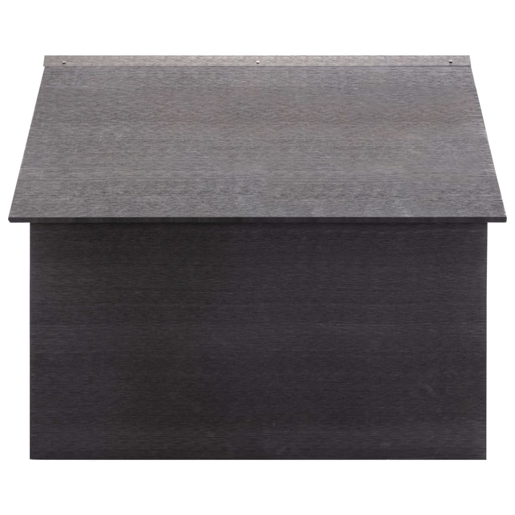 vidaXL Στέγαστρο Χλοοκοπτικού Γκρι 80 x 80 x 70 εκ. από WPC
