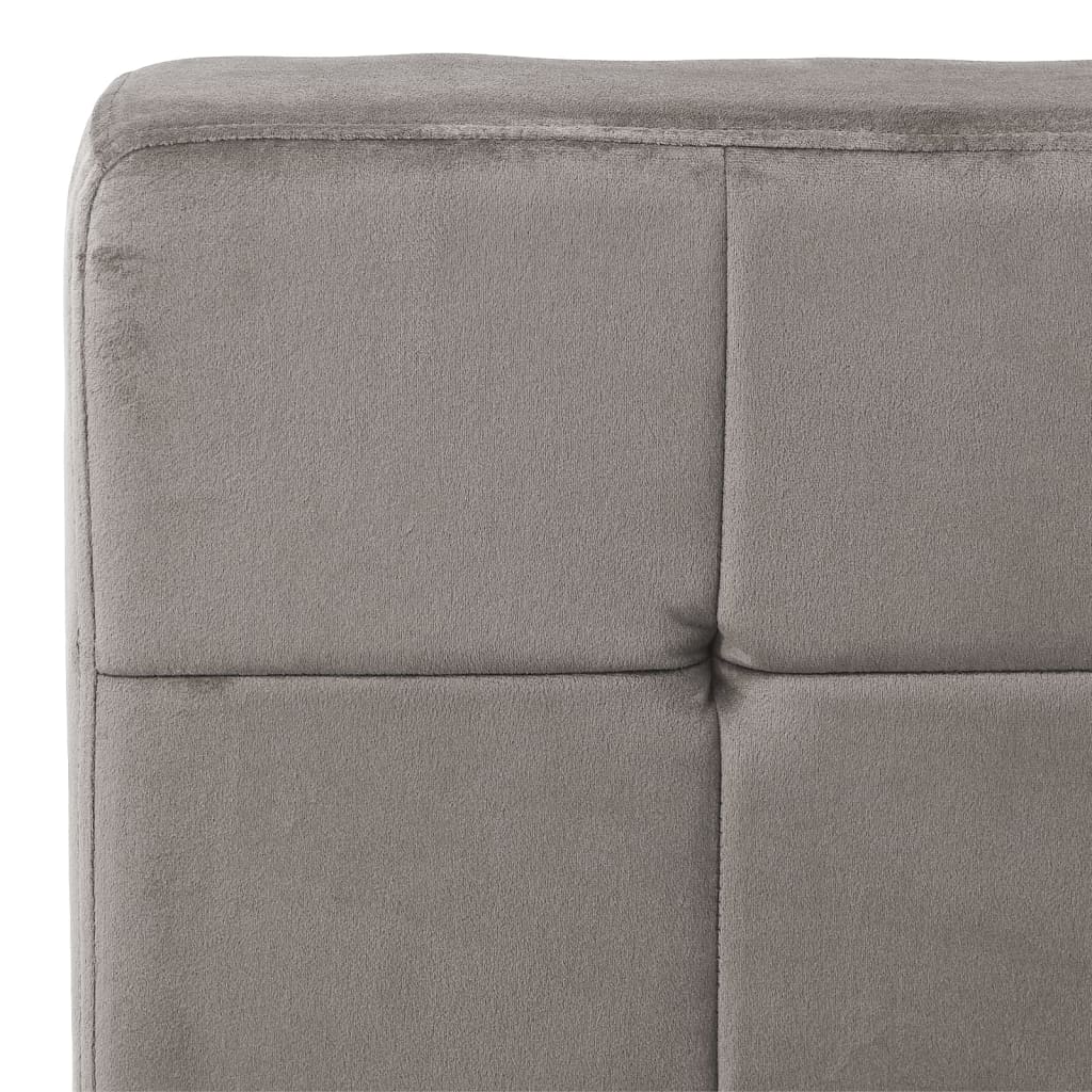 vidaXL Καρέκλα Χαλάρωσης 65 x 79 x 87 Ανοιχτό Γκρι Βελούδινη