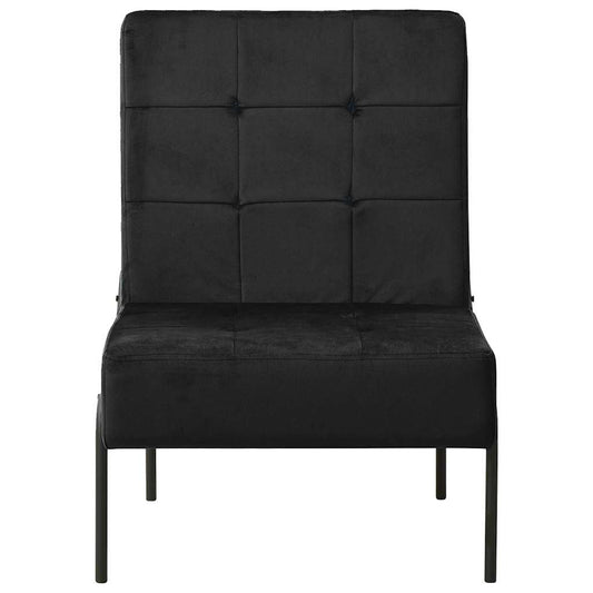 vidaXL Καρέκλα Χαλάρωσης 65 x 79 x 87 Μαύρη Βελούδινη