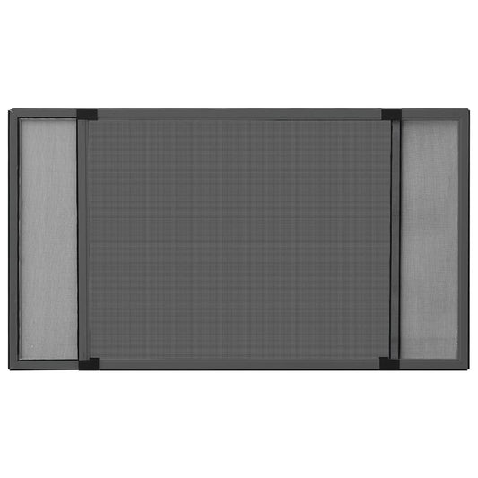 vidaXL Σήτα Παραθύρου Επεκτεινόμενη Ανθρακί (100-193) x 75 εκ.
