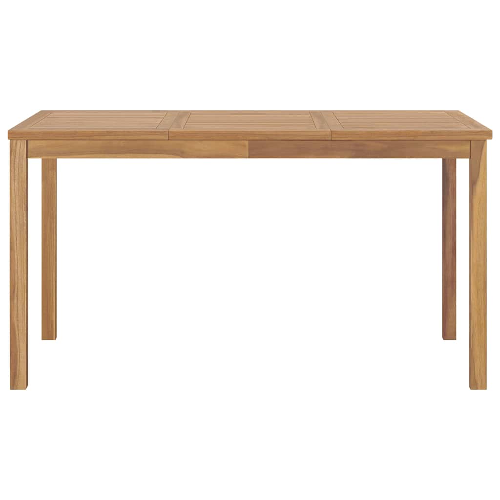 vidaXL Τραπεζαρία Κήπου 140 x 80 x 77 εκ. από Μασίφ Ξύλο Teak