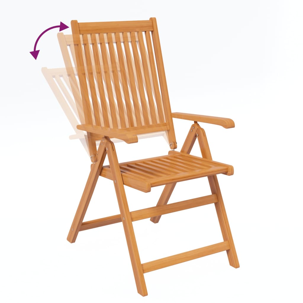 vidaXL Σετ Τραπεζαρίας Κήπου 5 τεμ. από Μασίφ Ξύλο Ακακίας