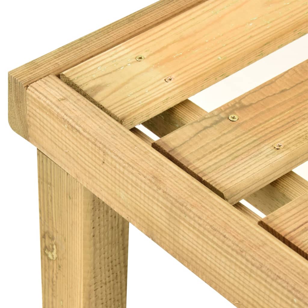 vidaXL Ξαπλώστρα Κήπου από Εμποτισμένο Ξύλο Πεύκου