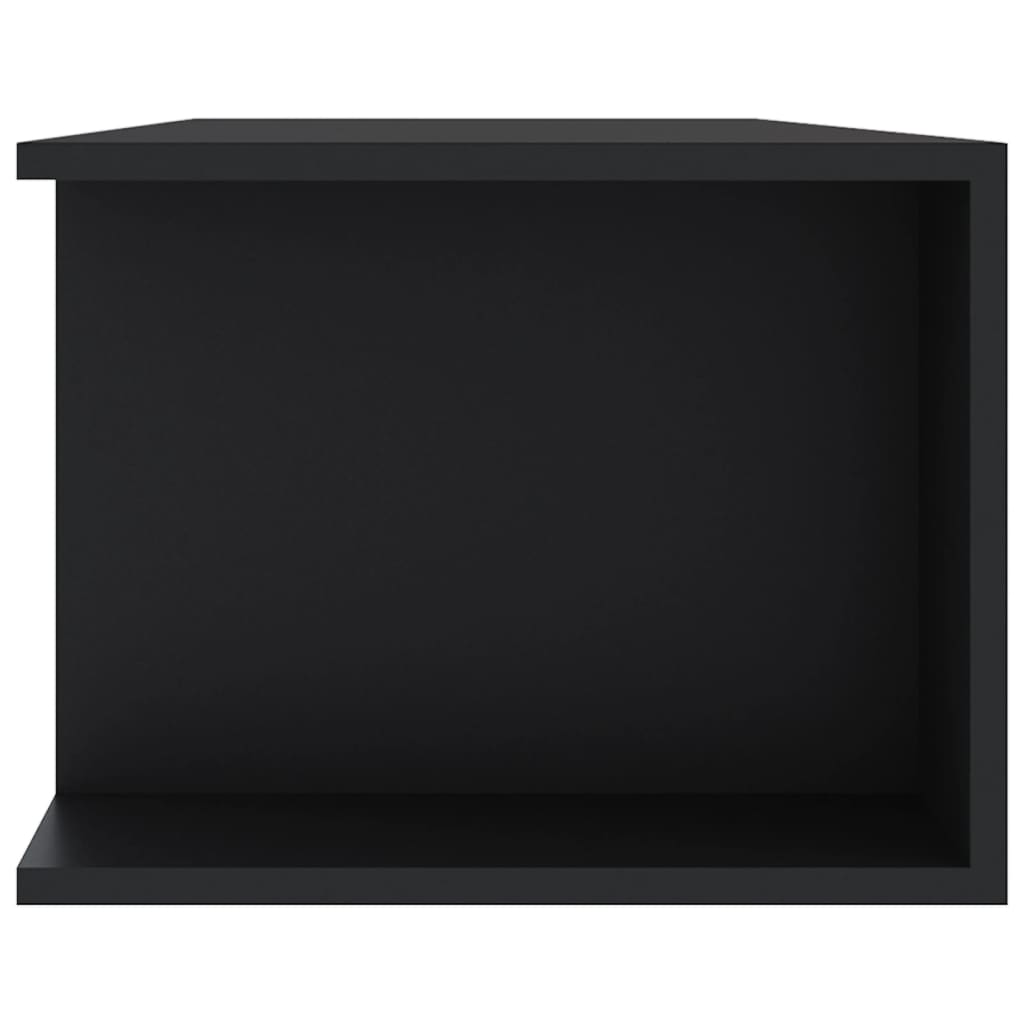 vidaXL Έπιπλο Τηλεόρασης με LED Μαύρο 135x39x30 εκ.