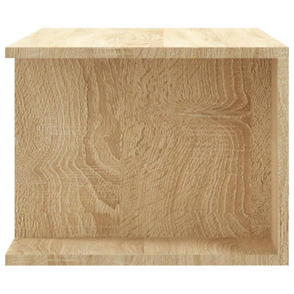 vidaXL Έπιπλο Τηλεόρασης με LED Sonoma Δρυς 90x39x30 εκ.