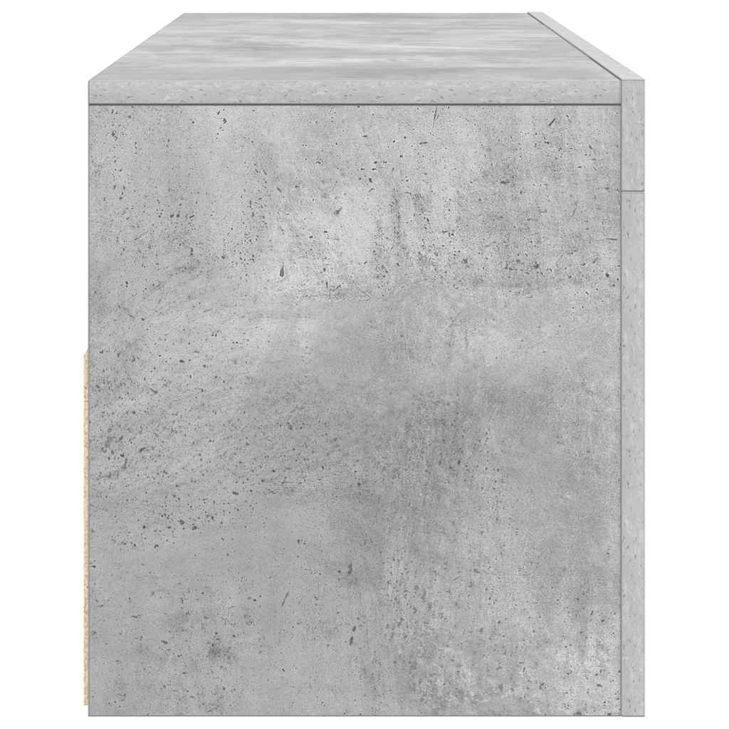 vidaXL Έπιπλο Τηλεόρασης με LED Γκρι Σκυροδέματος 120 x 35 x 40 εκ.