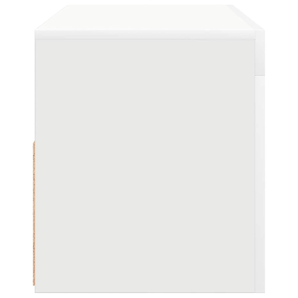 vidaXL Έπιπλο Τηλεόρασης με LED Λευκό 90 x 35 x 40 εκ.