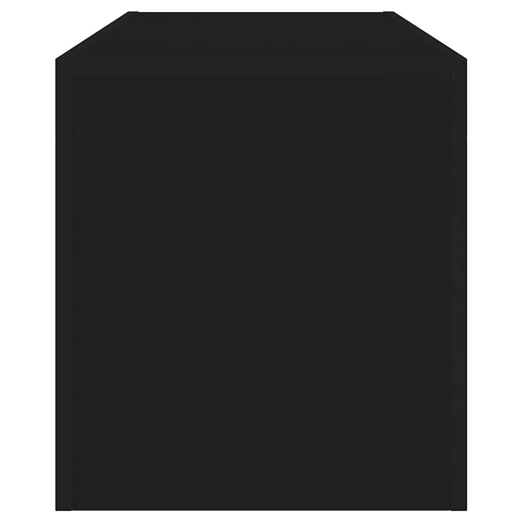 vidaXL Έπιπλο Τηλεόρασης με LED Μαύρο 120x35x40 εκ.