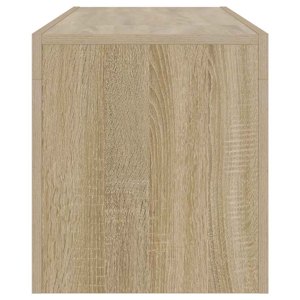 vidaXL Έπιπλο Τηλεόρασης με LED Sonoma Δρυς 120x35x40 εκ.