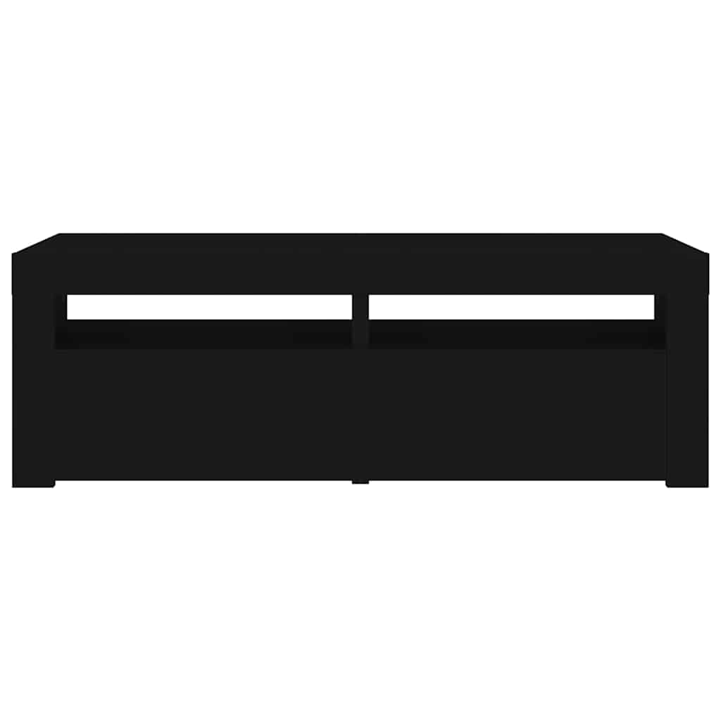 vidaXL Έπιπλο Τηλεόρασης με LED Μαύρο 120x35x40 εκ.