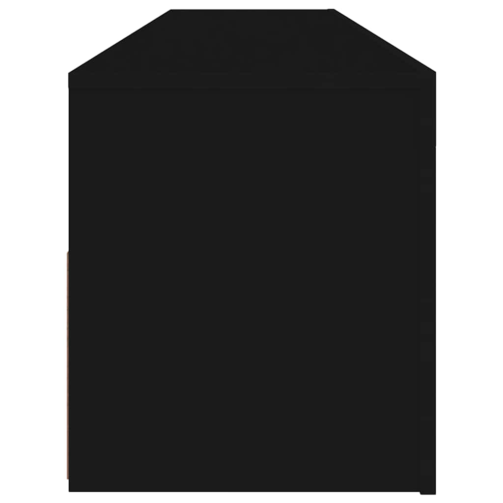 vidaXL Έπιπλο Τηλεόρασης με LED Μαύρο 120x35x40 εκ.