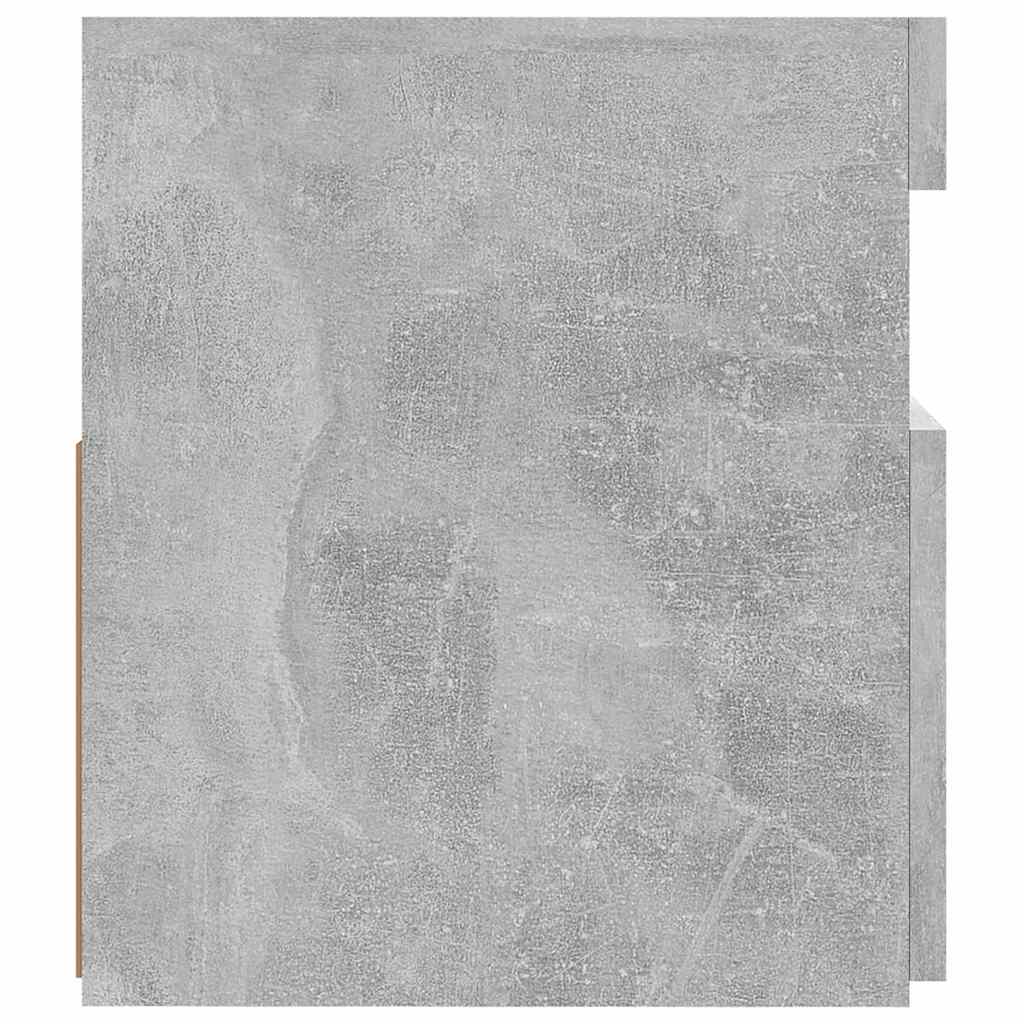 vidaXL Έπιπλο Τηλεόρασης με LED Γκρι Σκυροδέματος 120 x 35 x 40 εκ.