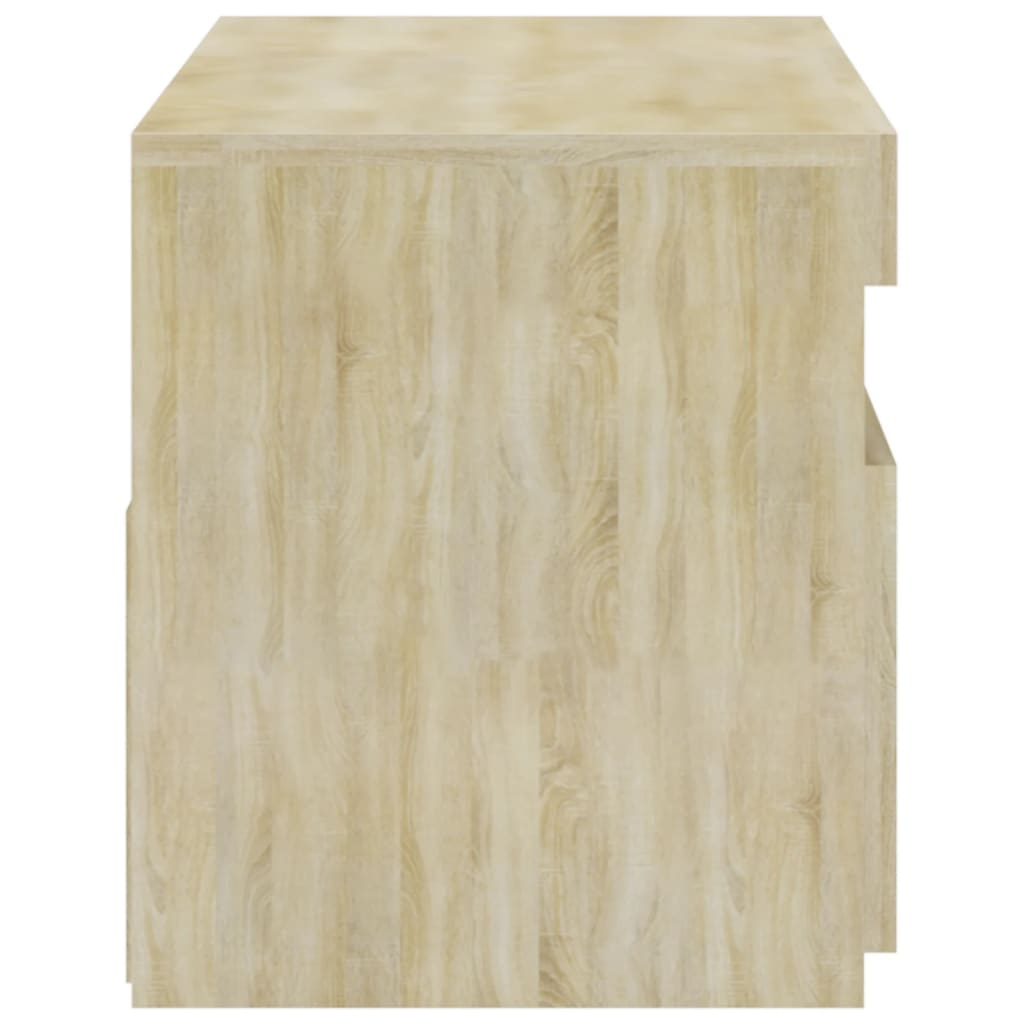 vidaXL Έπιπλο Τηλεόρασης με LED Sonoma Δρυς 75 x 35 x 40 εκ.