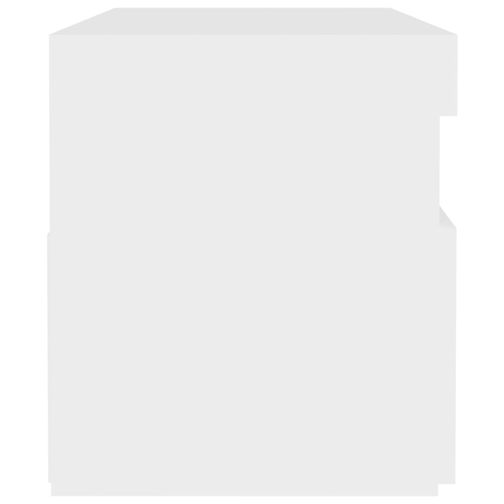 vidaXL Έπιπλο Τηλεόρασης με LED Λευκό 60 x 35 x 40 εκ.