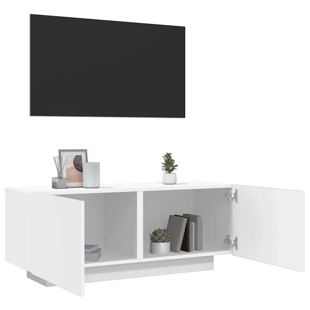 vidaXL Έπιπλο Τηλεόρασης Λευκό 100 x 35 x 40 εκ. Επεξ. Ξύλο