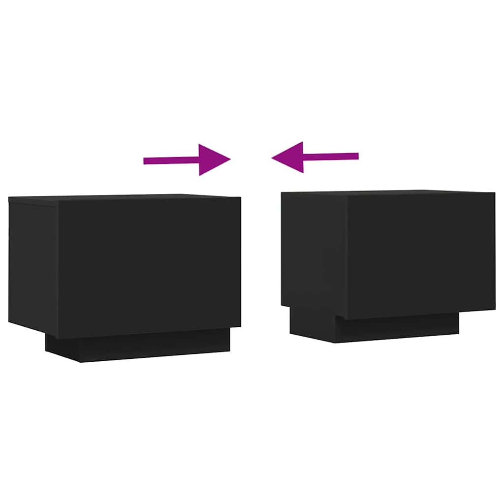 vidaXL Έπιπλο Τηλεόρασης Μαύρο 100 x 35 x 40 εκ. Επεξ. Ξύλο