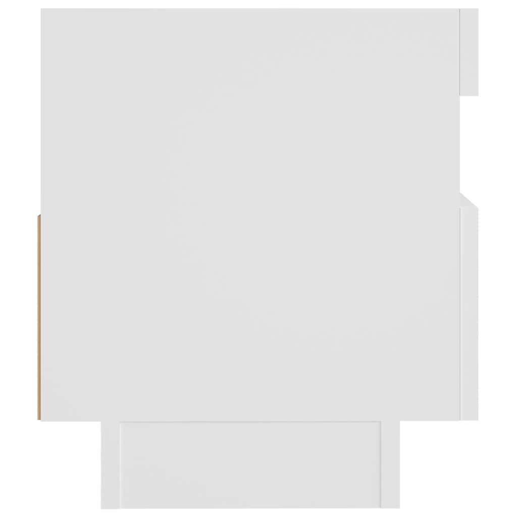 vidaXL Έπιπλο Τηλεόρασης με LED Λευκό 80 x 35 x 40 εκ.