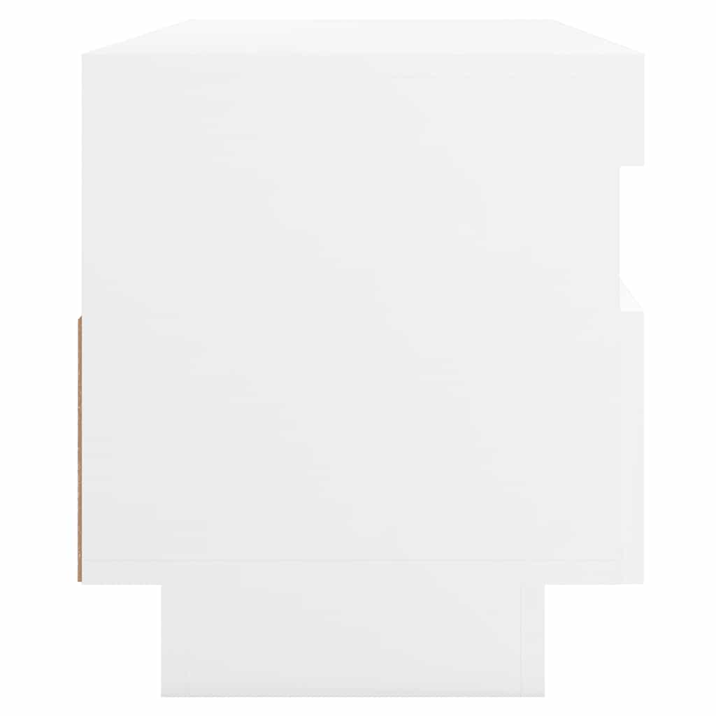 vidaXL Έπιπλο Τηλεόρασης με LED Λευκό 100 x 35 x 40 εκ.
