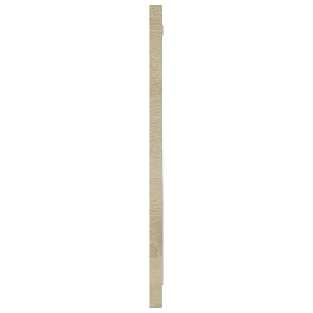 vidaXL Καθρέφτης Μπάνιου Sonoma Δρυς 40 x 1,5 x 37 εκ. από Μοριοσανίδα
