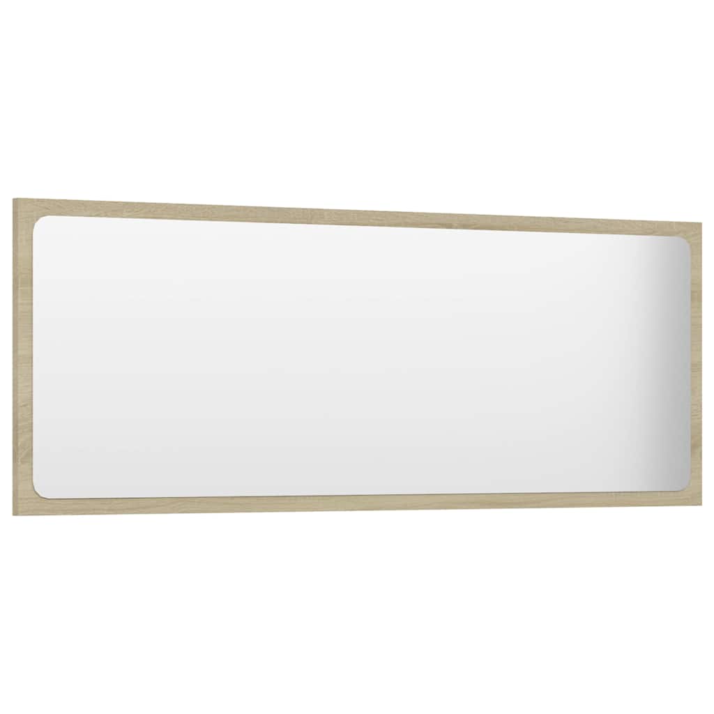 vidaXL Καθρέφτης Μπάνιου Sonoma Δρυς 100 x 1,5 x 37 εκ. Μοριοσανίδα