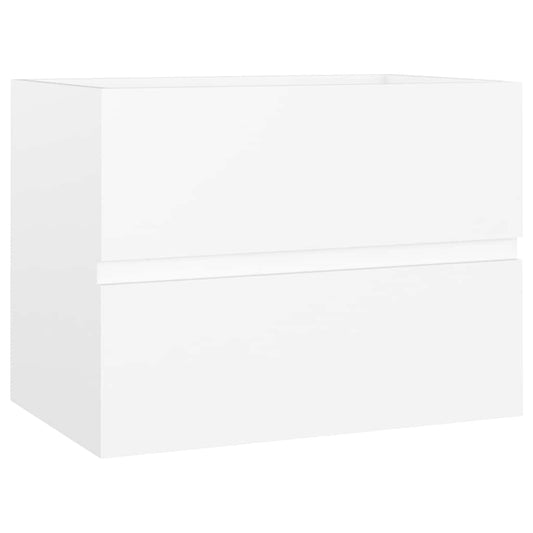 vidaXL Ντουλάπι Νιπτήρα Λευκό 60x38,5x45 εκ. από Επεξεργασμένο Ξύλο