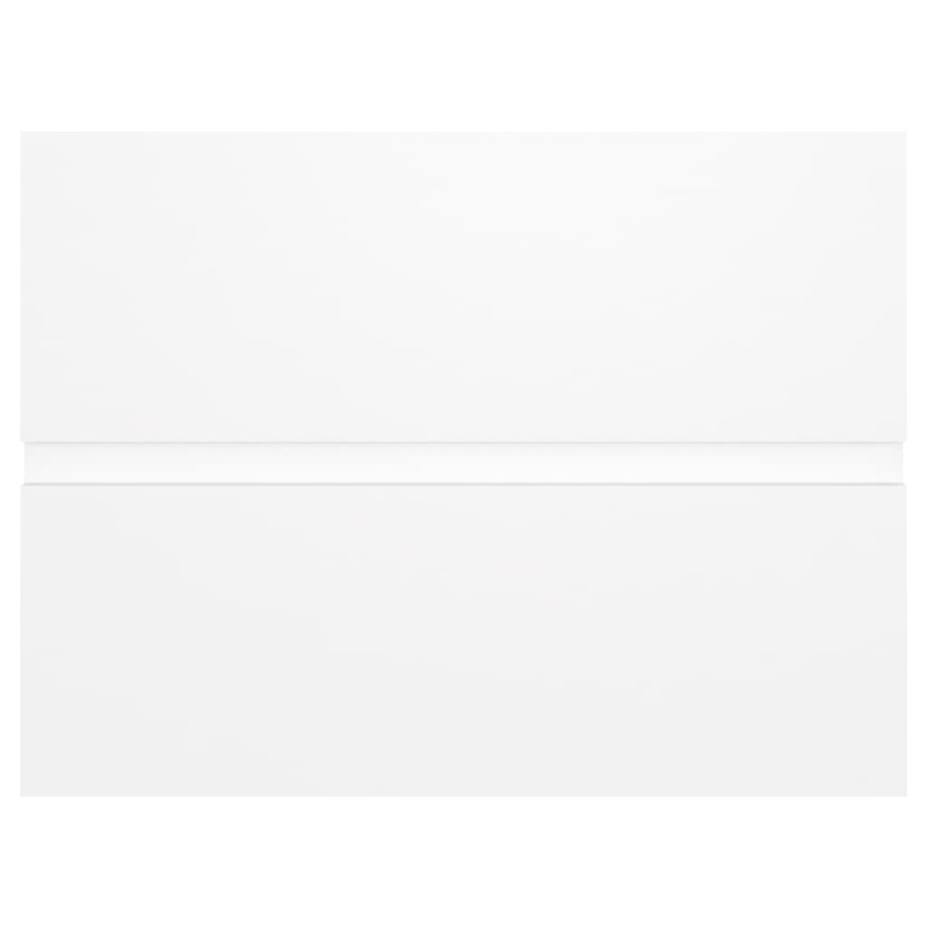 vidaXL Ντουλάπι Νιπτήρα Λευκό 60x38,5x45 εκ. από Επεξεργασμένο Ξύλο