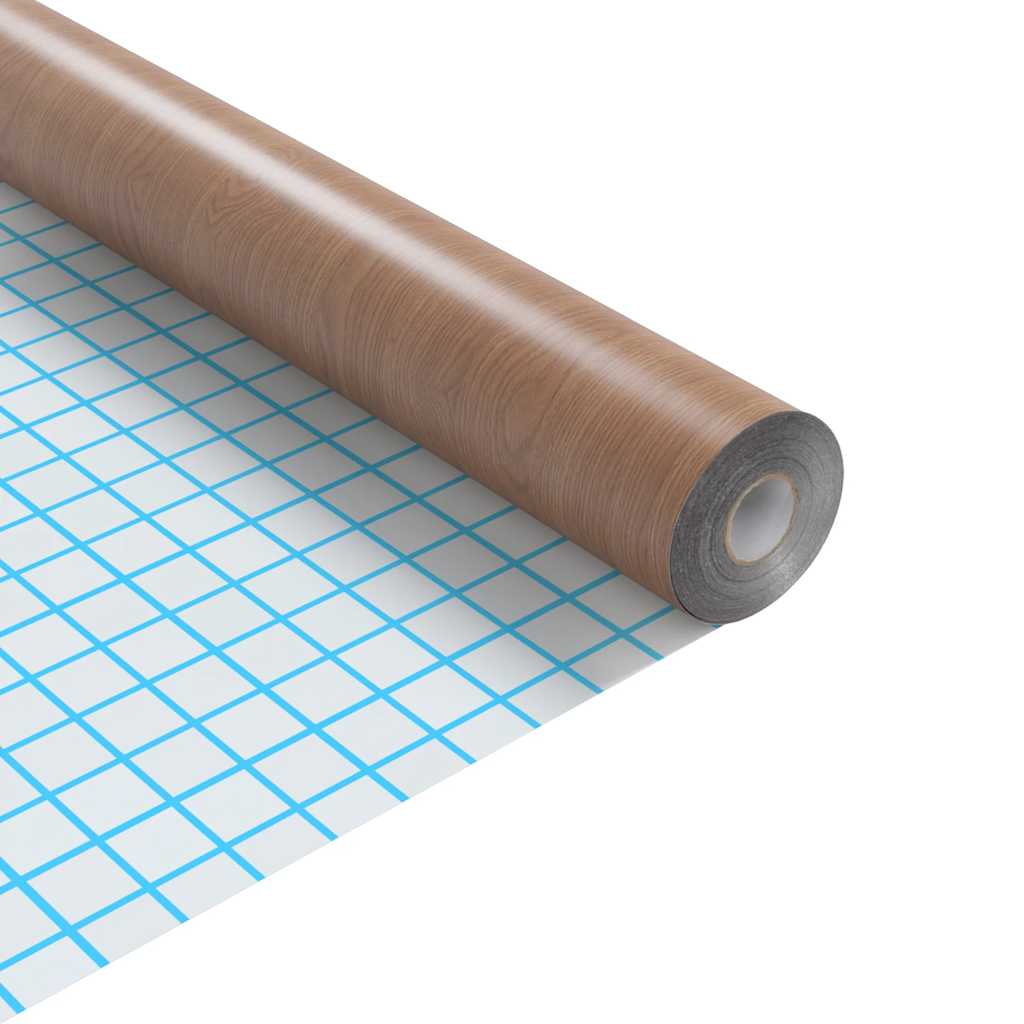 vidaXL Μεμβράνη Αυτοκόλλητη για Έπιπλα Ανοιχτή Δρυς 500 x 90 εκ. PVC