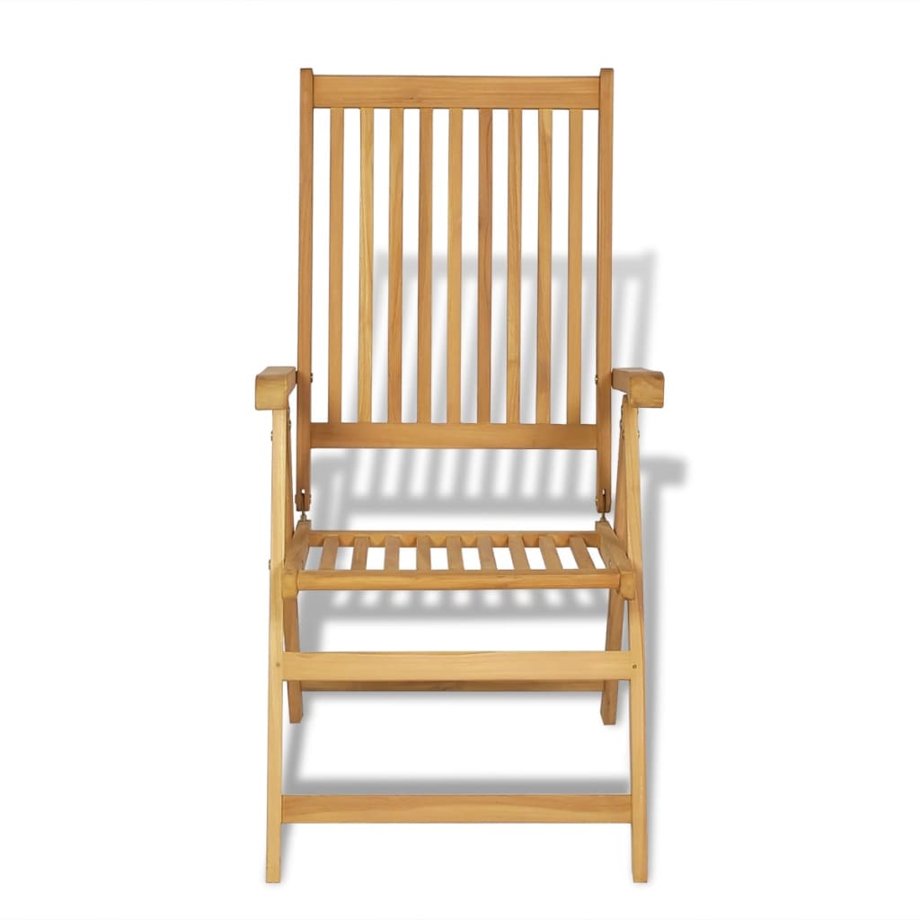 vidaXL Σετ Τραπεζαρίας Κήπου 7 Τεμαχίων από Μασίφ Ξύλο Teak