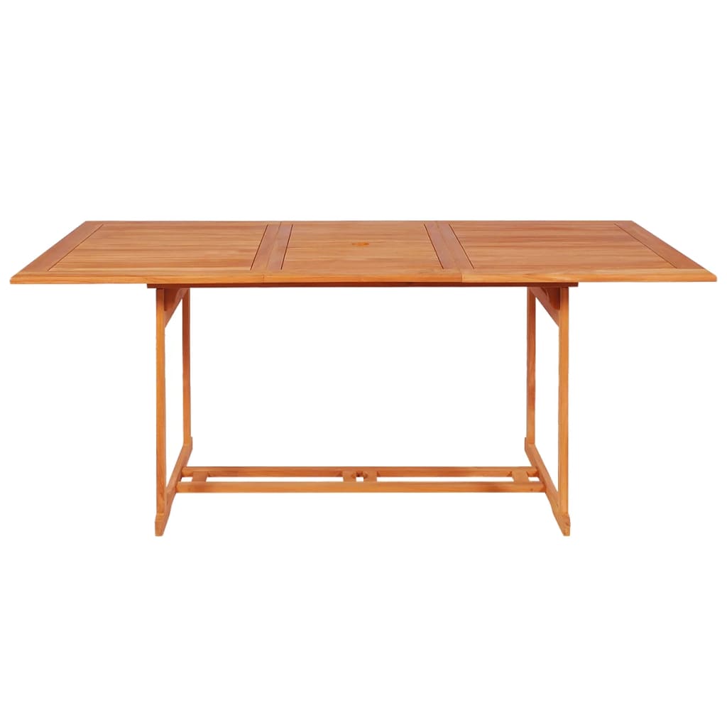 vidaXL Σετ Τραπεζαρίας Κήπου 9 Τεμαχίων από Μασίφ Ξύλο Teak