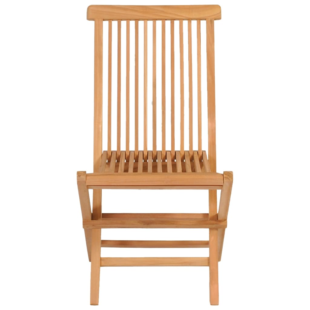 vidaXL Σετ Τραπεζαρίας Κήπου 7 Τεμαχίων από Μασίφ Ξύλο Teak