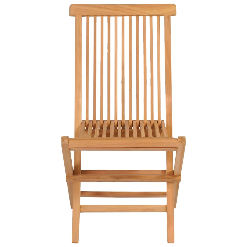 vidaXL Σετ Τραπεζαρίας Κήπου 7 Τεμαχίων από Μασίφ Ξύλο Teak