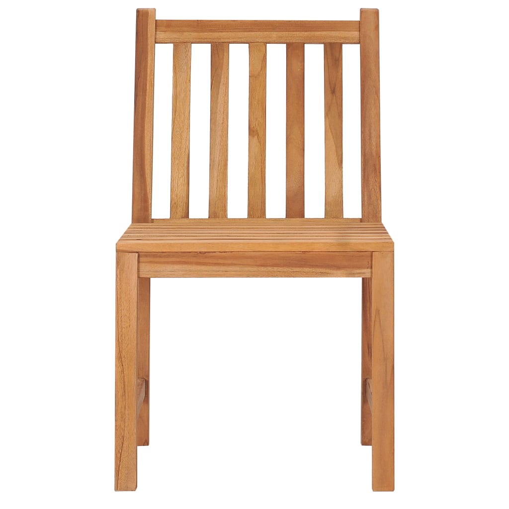 vidaXL Σετ Τραπεζαρίας Κήπου 5 τεμαχίων από Μασίφ Ξύλο Teak 140x80 εκ.