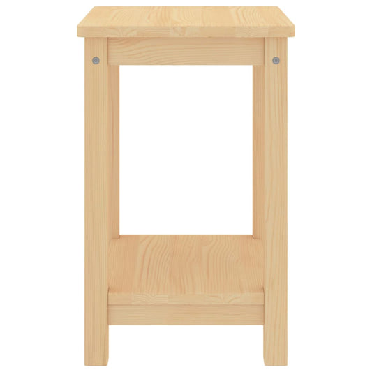 vidaXL Κομοδίνο Ανοιχτό Ξύλο 35 x 30 x 47 εκ. από Μασίφ Ξύλο Πεύκου